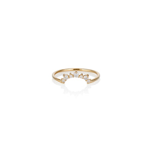 Sunrise Diamond Ring