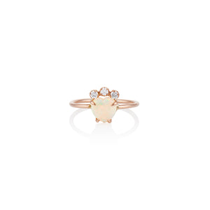Tiny Tiara Heart Ring - Charlie and Marcelle