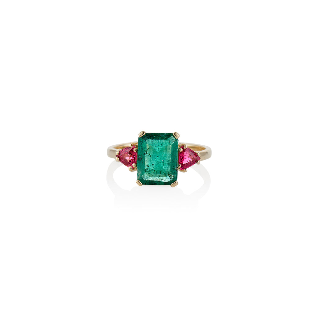 Empress Emerald Ring - Charlie and Marcelle