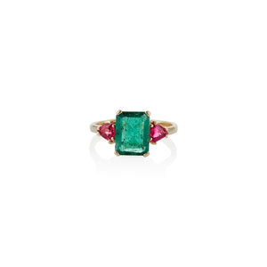 Empress Emerald Ring - Charlie and Marcelle