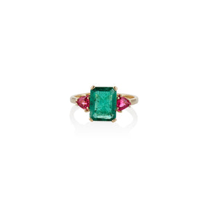 Empress Emerald Ring - Charlie and Marcelle