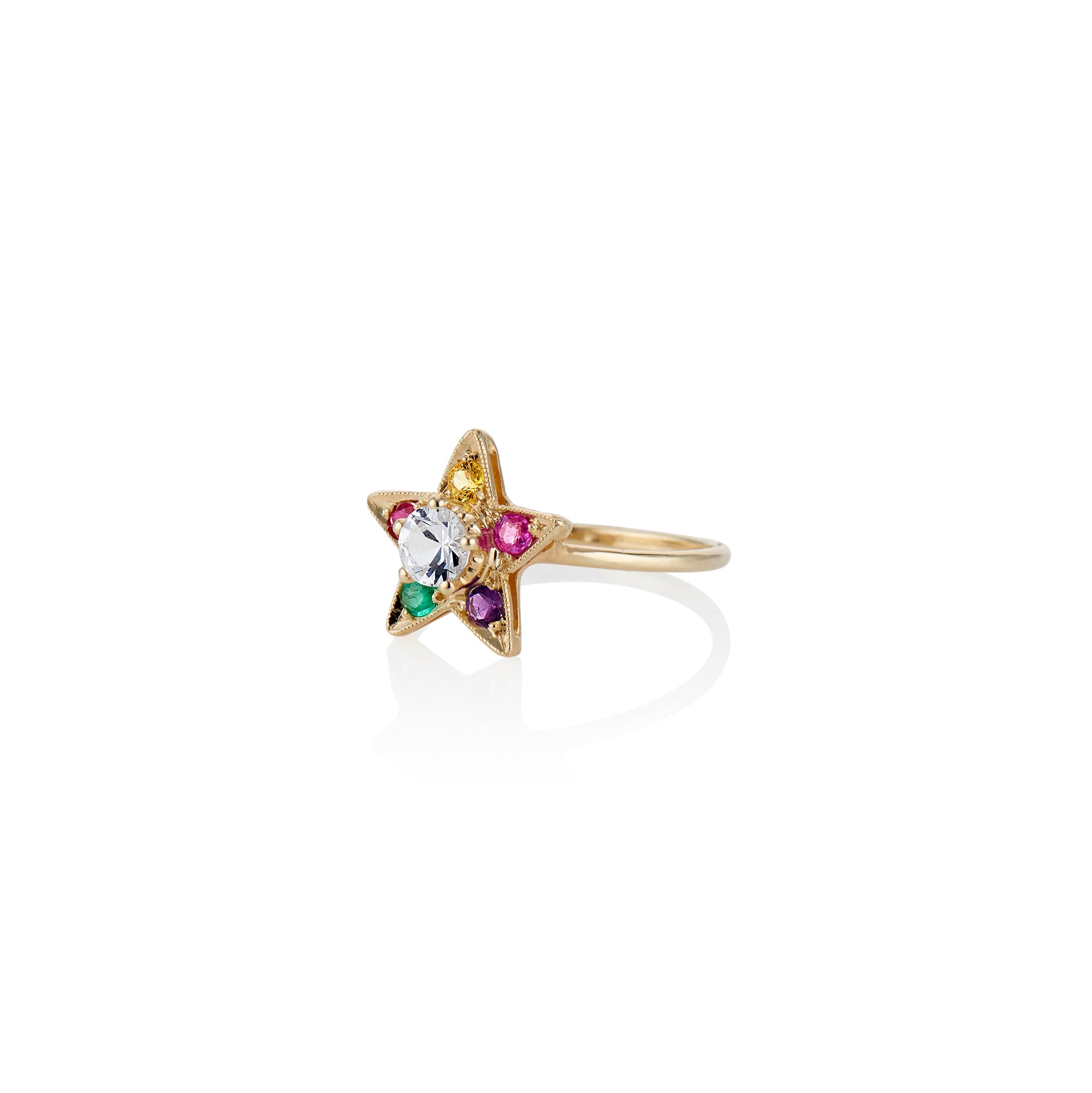 Rainbow Star Ring - Charlie and Marcelle