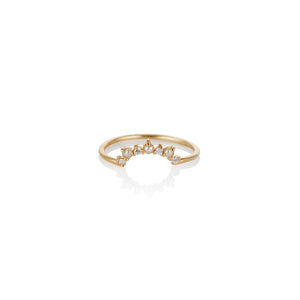 Sunshine Pearl and Diamond Ring - Charlie and Marcelle