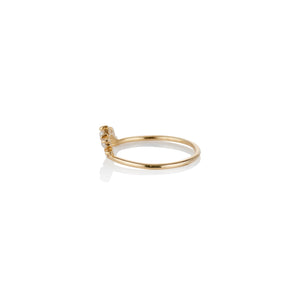 Sunshine Pearl and Diamond Ring - Charlie and Marcelle