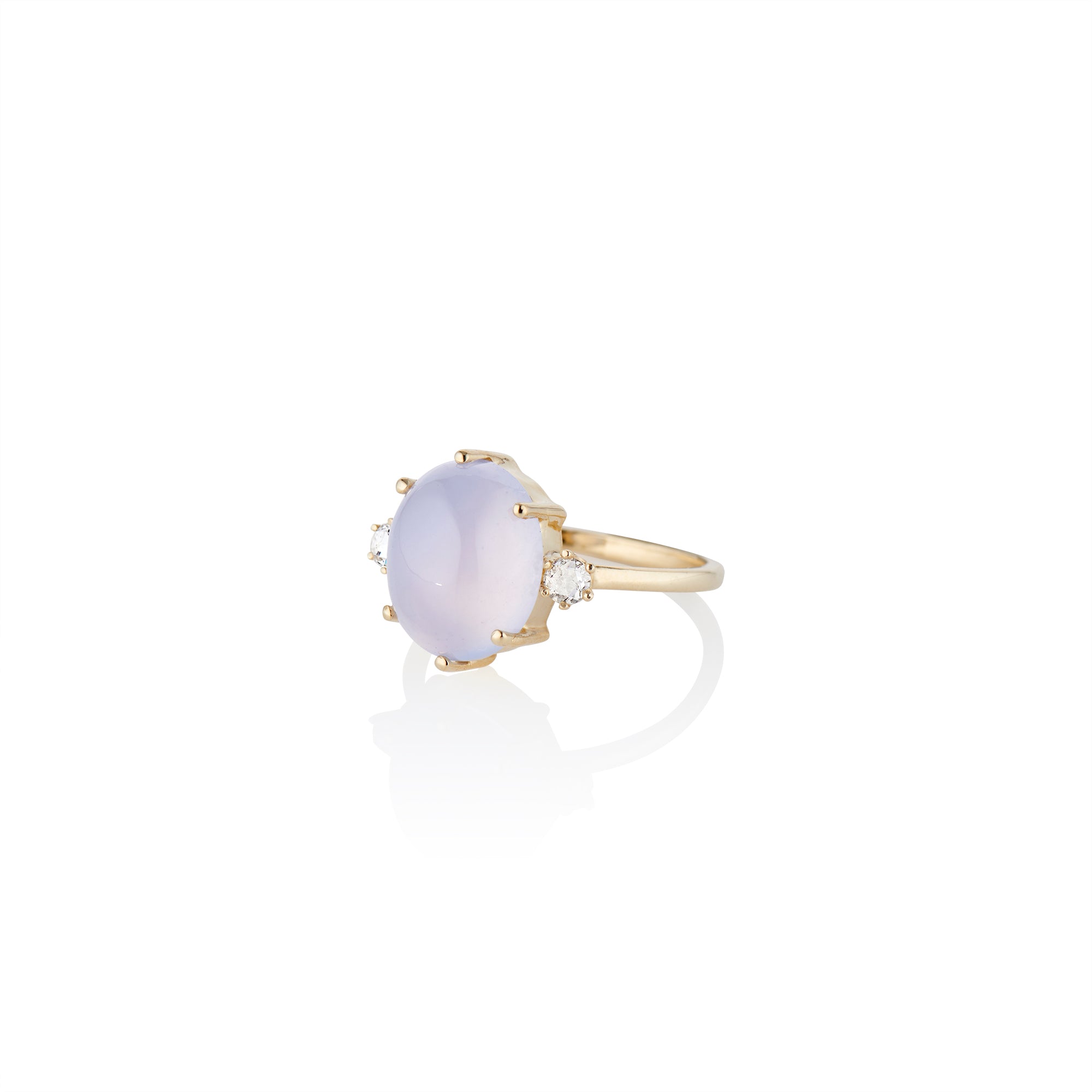Magic Chalcedony Ring
