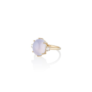 Magic Chalcedony Ring