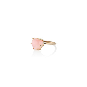 Pink Opal Heart Ring