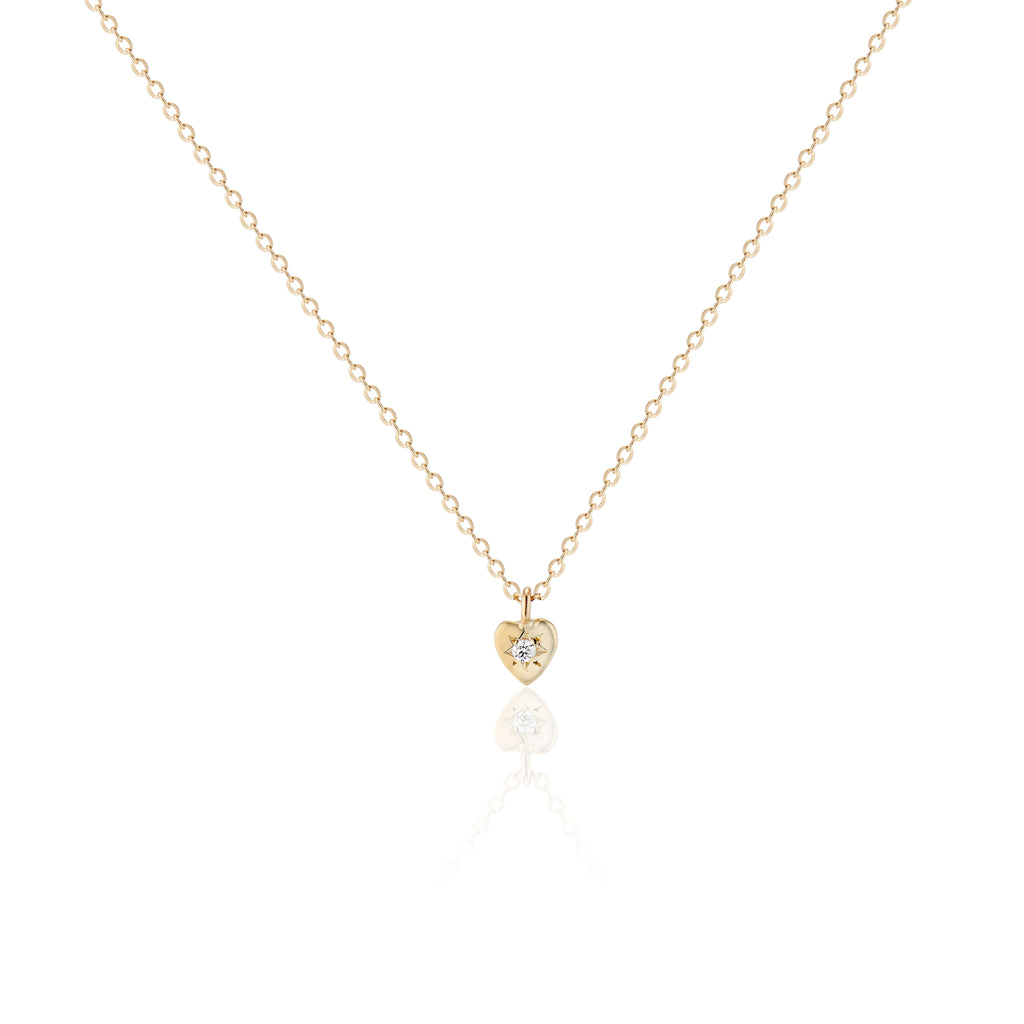 Teeny Tiny Sweetheart Necklace - Charlie and Marcelle