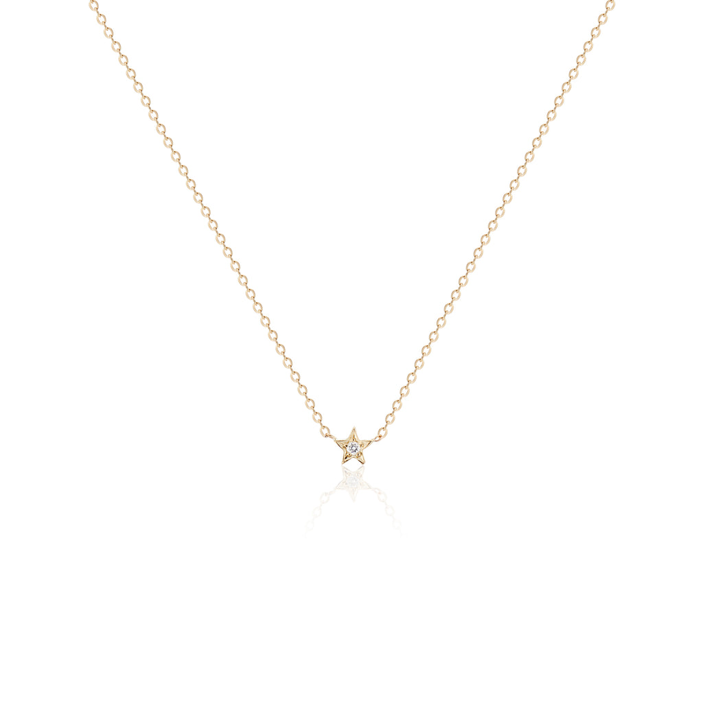 Teeny Tiny Wishing Star Necklace - Charlie and Marcelle