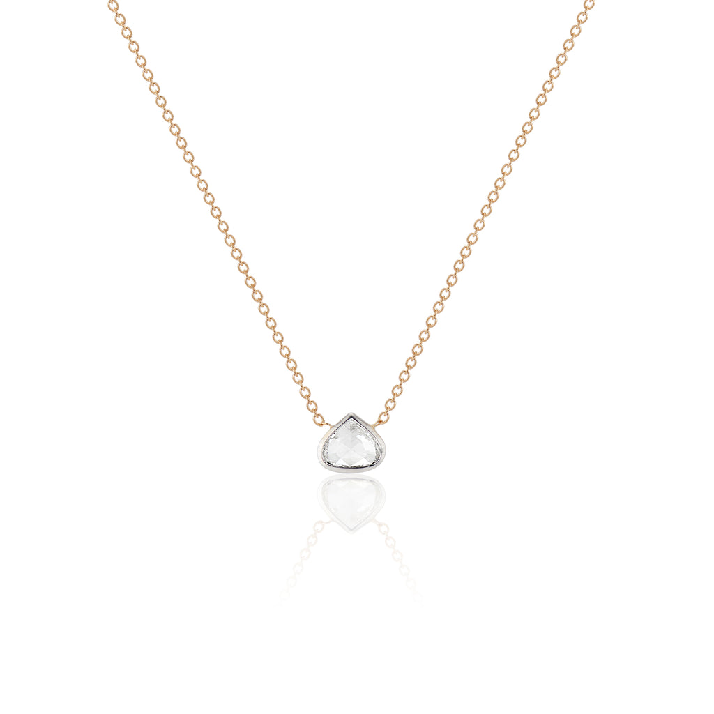 Antique Diamond Bezel Necklace
