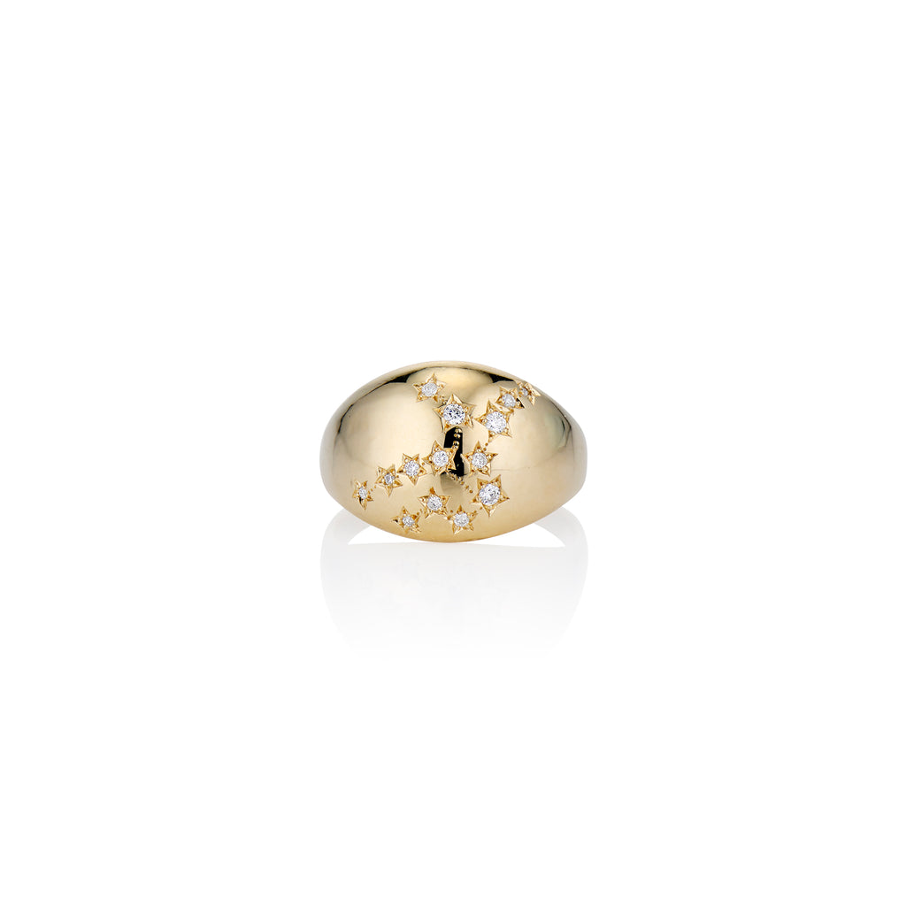Virgo Constellation Ring