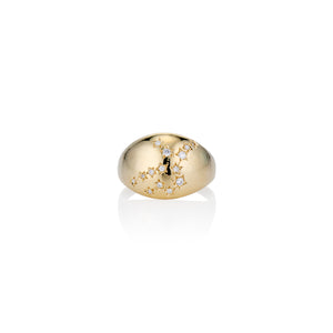 Virgo Constellation Ring