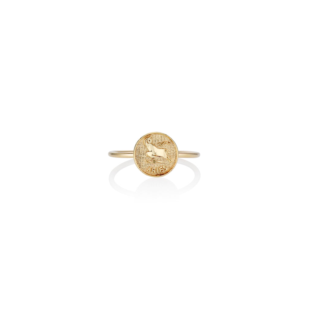Treasure Coin Zodiac Rings