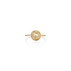 Treasure Coin Zodiac Rings