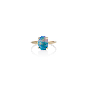 Night Sky Opal Ring