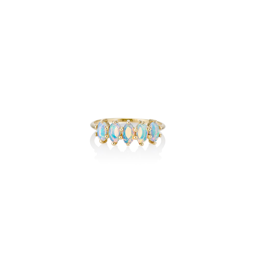 Les Cinq Opal Ring