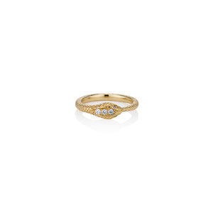 Grande Ouroboros Snake Ring