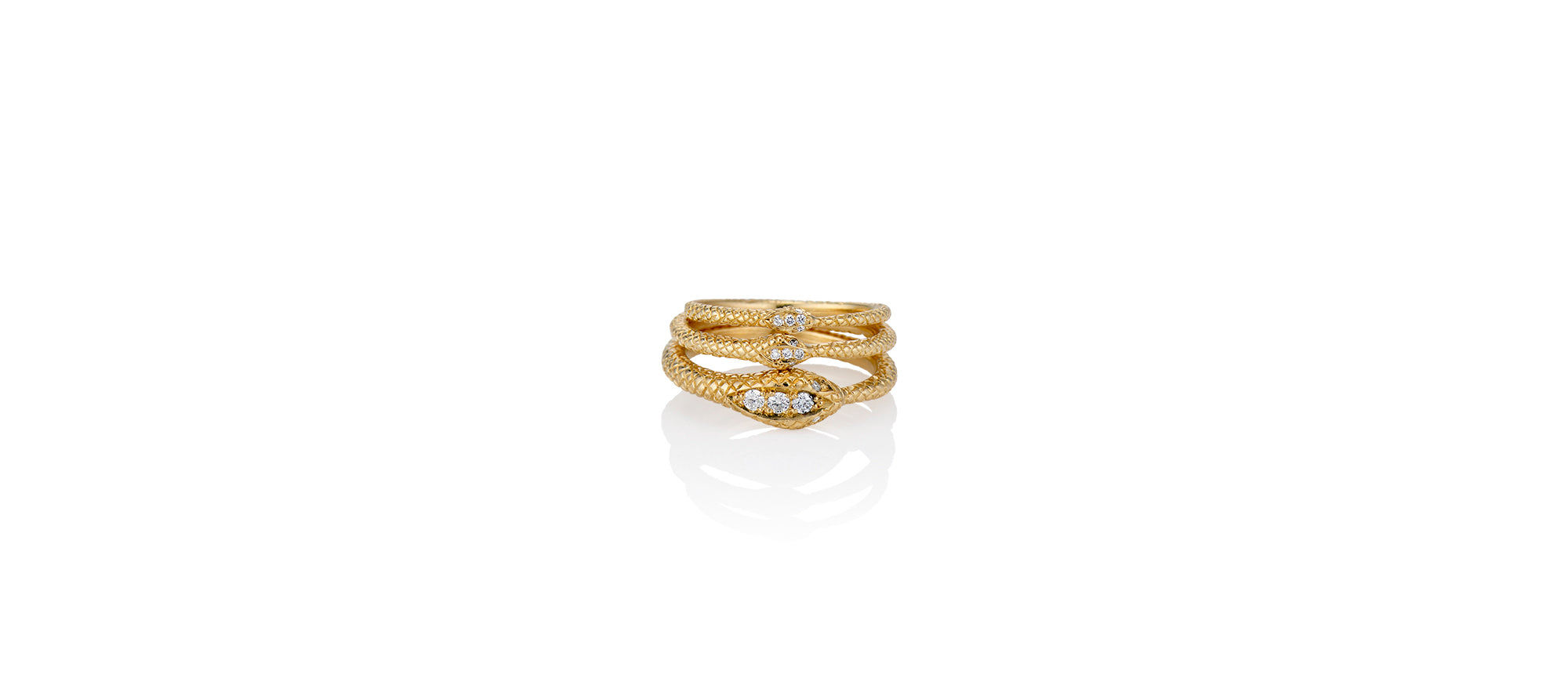 Grande Ouroboros Snake Ring