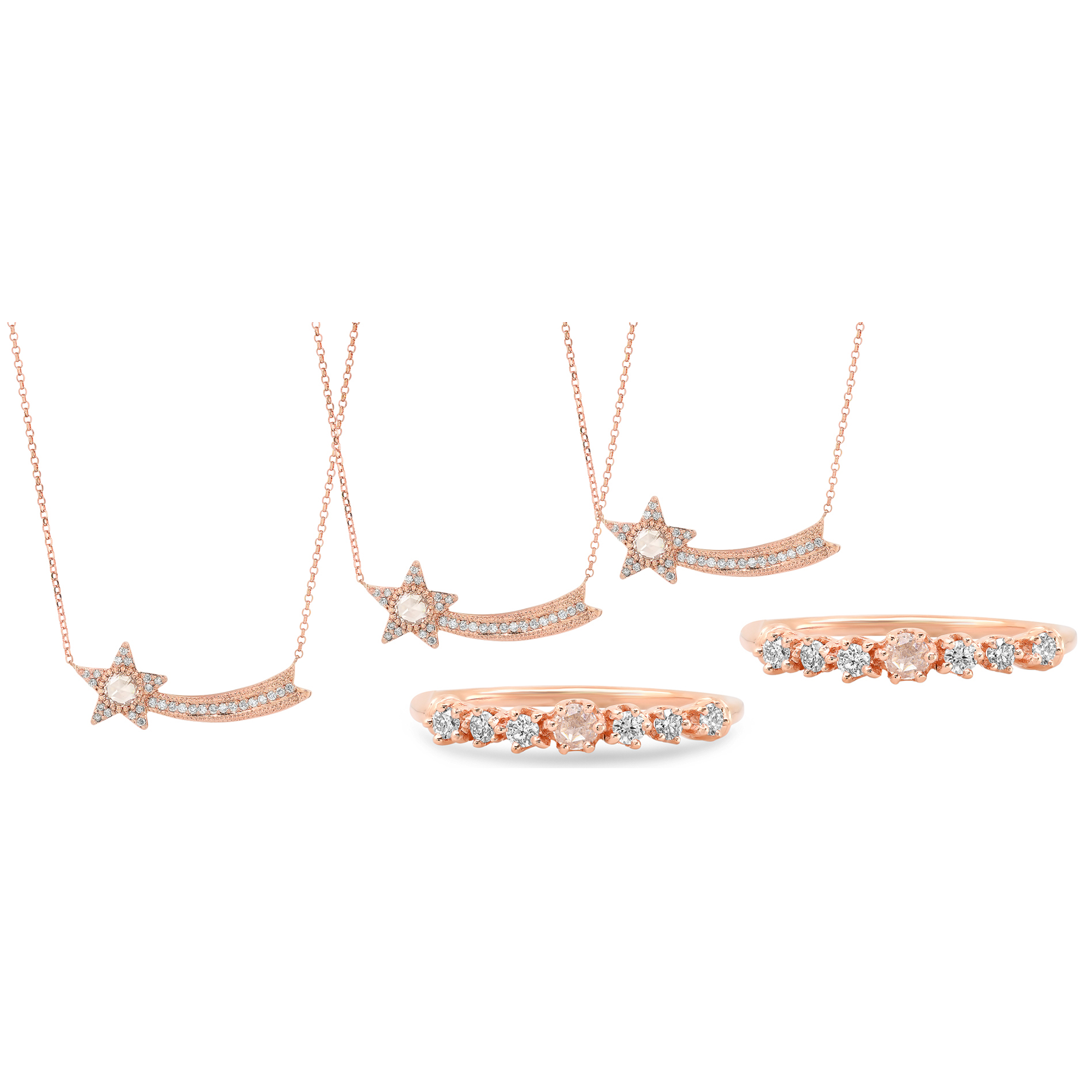Milestones by AB X Charlie and Marcelle Shooting Star Necklace - Charlie and Marcelle